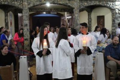 Devotos de Nossa Senhora Aparecida lotaram o SantuÃ¡rio para o 6Âº dia da Novena da Padroeira