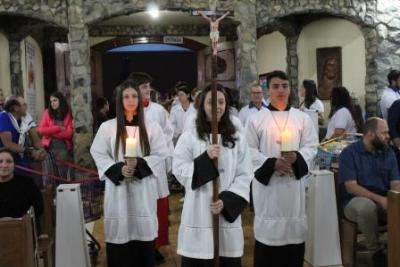 Devotos de Nossa Senhora Aparecida lotaram o SantuÃ¡rio para o 6Âº dia da Novena da Padroeira