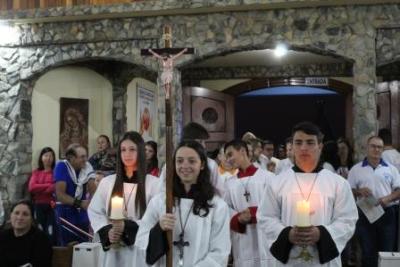 Devotos de Nossa Senhora Aparecida lotaram o SantuÃ¡rio para o 6Âº dia da Novena da Padroeira