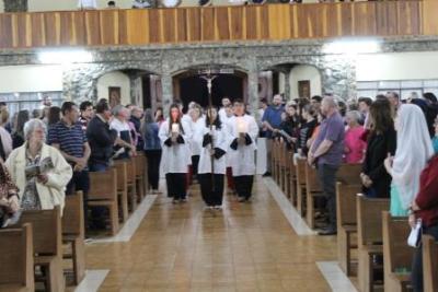Devotos de Nossa Senhora Aparecida lotaram o SantuÃ¡rio para o 6Âº dia da Novena da Padroeira