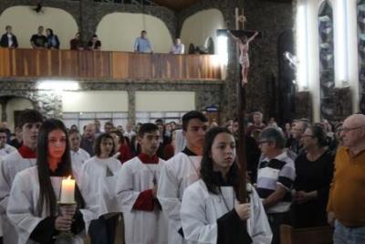 Devotos de Nossa Senhora Aparecida lotaram o SantuÃ¡rio para o 6Âº dia da Novena da Padroeira