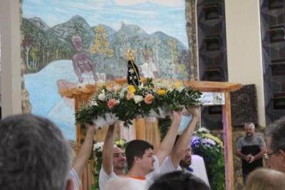 Devotos de Nossa Senhora Aparecida lotaram o SantuÃ¡rio para o 6Âº dia da Novena da Padroeira
