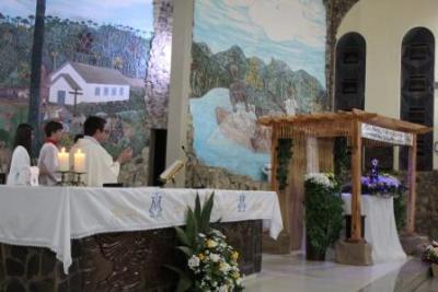 Devotos de Nossa Senhora Aparecida lotaram o SantuÃ¡rio para o 6Âº dia da Novena da Padroeira