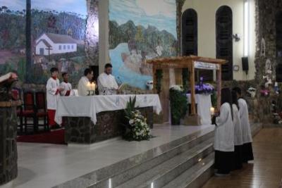 Devotos de Nossa Senhora Aparecida lotaram o SantuÃ¡rio para o 6Âº dia da Novena da Padroeira