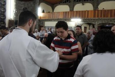 Devotos de Nossa Senhora Aparecida lotaram o SantuÃ¡rio para o 6Âº dia da Novena da Padroeira