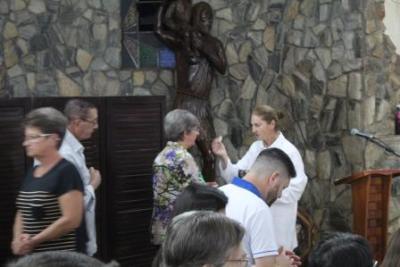 Devotos de Nossa Senhora Aparecida lotaram o SantuÃ¡rio para o 6Âº dia da Novena da Padroeira
