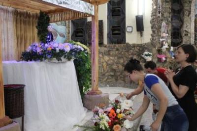 Devotos de Nossa Senhora Aparecida lotaram o SantuÃ¡rio para o 6Âº dia da Novena da Padroeira