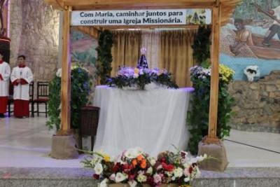 Devotos de Nossa Senhora Aparecida lotaram o SantuÃ¡rio para o 6Âº dia da Novena da Padroeira