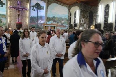 Devotos de Nossa Senhora Aparecida lotaram o SantuÃ¡rio para o 6Âº dia da Novena da Padroeira