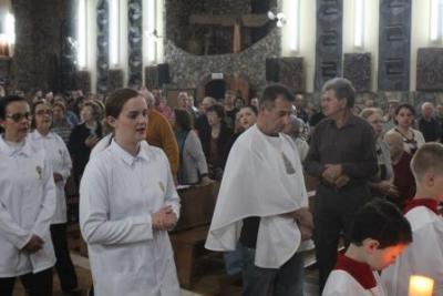 Com a participaÃ§Ã£o da secretaria de SaÃºde em alusÃ£o ao outubro rosa aconteceu o 7Âº dia da Novena da Padroeira em Laranjeiras do Sul