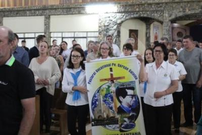 Com a participaÃ§Ã£o da secretaria de SaÃºde em alusÃ£o ao outubro rosa aconteceu o 7Âº dia da Novena da Padroeira em Laranjeiras do Sul