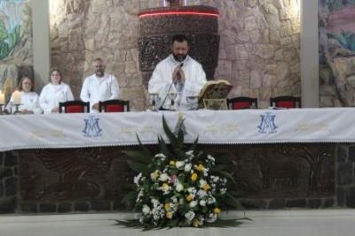 Com a participaÃ§Ã£o da secretaria de SaÃºde em alusÃ£o ao outubro rosa aconteceu o 7Âº dia da Novena da Padroeira em Laranjeiras do Sul