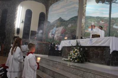 Com a participaÃ§Ã£o da secretaria de SaÃºde em alusÃ£o ao outubro rosa aconteceu o 7Âº dia da Novena da Padroeira em Laranjeiras do Sul