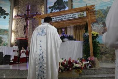 Com a participaÃ§Ã£o da secretaria de SaÃºde em alusÃ£o ao outubro rosa aconteceu o 7Âº dia da Novena da Padroeira em Laranjeiras do Sul