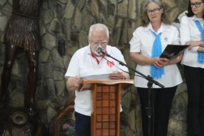 Com a participaÃ§Ã£o da secretaria de SaÃºde em alusÃ£o ao outubro rosa aconteceu o 7Âº dia da Novena da Padroeira em Laranjeiras do Sul