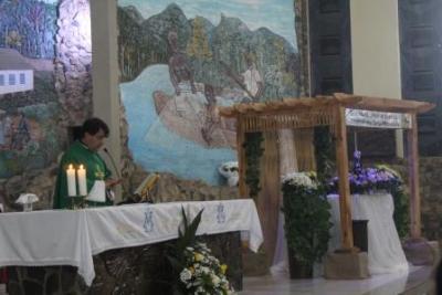 PenÃºltimo dia da Novena da padroeira, em Laranjeiras do Sul, foi marcada pela emoÃ§Ã£o dos devotos