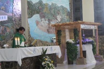 PenÃºltimo dia da Novena da padroeira, em Laranjeiras do Sul, foi marcada pela emoÃ§Ã£o dos devotos