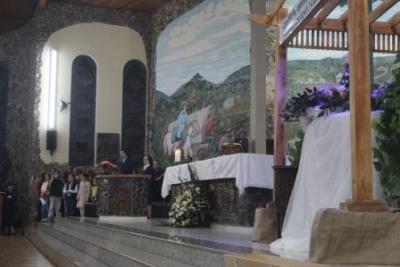 PenÃºltimo dia da Novena da padroeira, em Laranjeiras do Sul, foi marcada pela emoÃ§Ã£o dos devotos