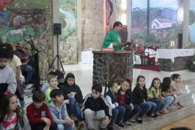 PenÃºltimo dia da Novena da padroeira, em Laranjeiras do Sul, foi marcada pela emoÃ§Ã£o dos devotos