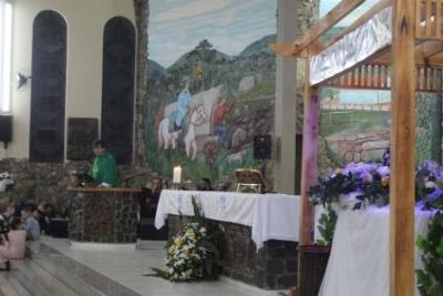 PenÃºltimo dia da Novena da padroeira, em Laranjeiras do Sul, foi marcada pela emoÃ§Ã£o dos devotos