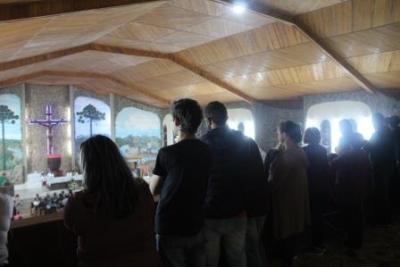 PenÃºltimo dia da Novena da padroeira, em Laranjeiras do Sul, foi marcada pela emoÃ§Ã£o dos devotos