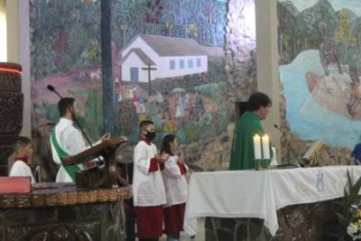 PenÃºltimo dia da Novena da padroeira, em Laranjeiras do Sul, foi marcada pela emoÃ§Ã£o dos devotos