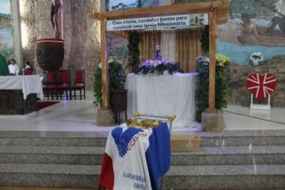 PenÃºltimo dia da Novena da padroeira, em Laranjeiras do Sul, foi marcada pela emoÃ§Ã£o dos devotos