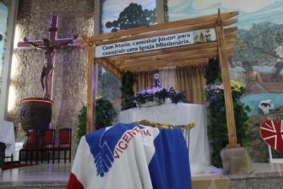 PenÃºltimo dia da Novena da padroeira, em Laranjeiras do Sul, foi marcada pela emoÃ§Ã£o dos devotos
