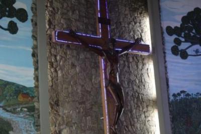 PenÃºltimo dia da Novena da padroeira, em Laranjeiras do Sul, foi marcada pela emoÃ§Ã£o dos devotos