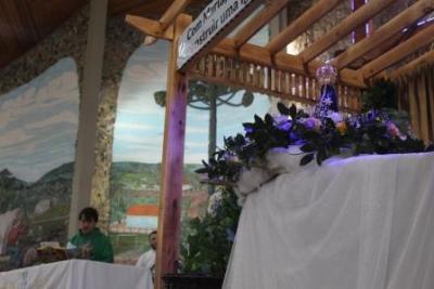 PenÃºltimo dia da Novena da padroeira, em Laranjeiras do Sul, foi marcada pela emoÃ§Ã£o dos devotos