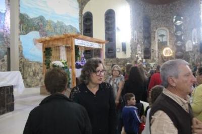 PenÃºltimo dia da Novena da padroeira, em Laranjeiras do Sul, foi marcada pela emoÃ§Ã£o dos devotos
