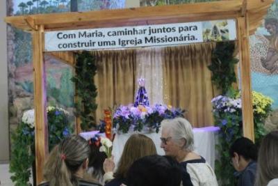 PenÃºltimo dia da Novena da padroeira, em Laranjeiras do Sul, foi marcada pela emoÃ§Ã£o dos devotos