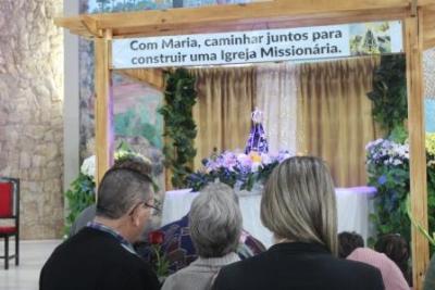 PenÃºltimo dia da Novena da padroeira, em Laranjeiras do Sul, foi marcada pela emoÃ§Ã£o dos devotos