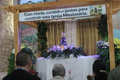 PenÃºltimo dia da Novena da padroeira, em Laranjeiras do Sul, foi marcada pela emoÃ§Ã£o dos devotos
