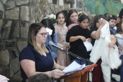 PenÃºltimo dia da Novena da padroeira, em Laranjeiras do Sul, foi marcada pela emoÃ§Ã£o dos devotos
