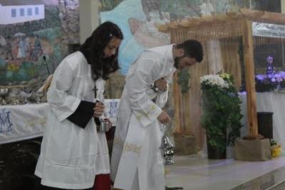 Nem a Chuva atrapalhou a FÃ© dos filhos de Nossa Senhora, que lotaram o SantuÃ¡rio para o Ãºltimo dia da Novena da Padroeira