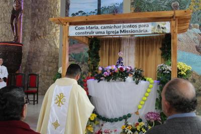 Missa Solene de Aparecida em Laranjeiras do Sul (12/10) teve a participaÃ§Ã£o da RÃ¡dio da FamÃ­lia