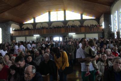 Missa Solene de Aparecida em Laranjeiras do Sul (12/10) teve a participaÃ§Ã£o da RÃ¡dio da FamÃ­lia