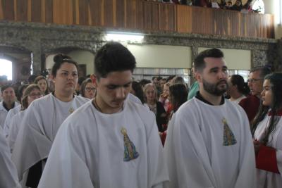 Missa Solene de Aparecida em Laranjeiras do Sul (12/10) teve a participaÃ§Ã£o da RÃ¡dio da FamÃ­lia
