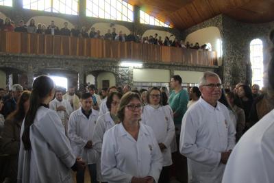 Missa Solene de Aparecida em Laranjeiras do Sul (12/10) teve a participaÃ§Ã£o da RÃ¡dio da FamÃ­lia