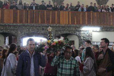 Missa Solene de Aparecida em Laranjeiras do Sul (12/10) teve a participaÃ§Ã£o da RÃ¡dio da FamÃ­lia