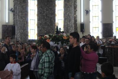 Missa Solene de Aparecida em Laranjeiras do Sul (12/10) teve a participaÃ§Ã£o da RÃ¡dio da FamÃ­lia