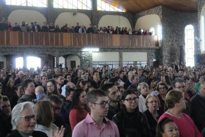 Missa Solene de Aparecida em Laranjeiras do Sul (12/10) teve a participaÃ§Ã£o da RÃ¡dio da FamÃ­lia