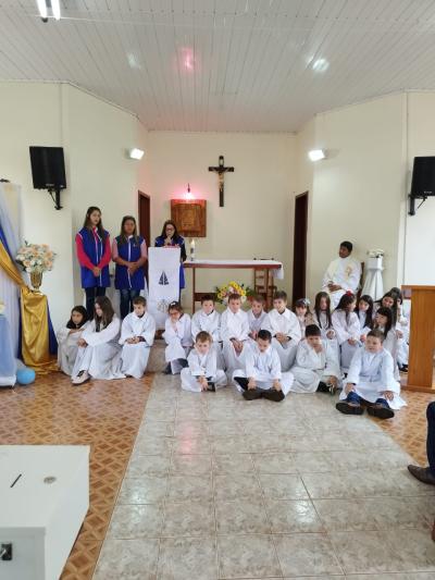 Em Rio Novo, na Missa Solene teve coroaÃ§Ã£o da Imagem de N.Sra. Aparecida