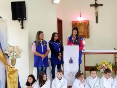 Em Rio Novo, na Missa Solene teve coroaÃ§Ã£o da Imagem de N.Sra. Aparecida
