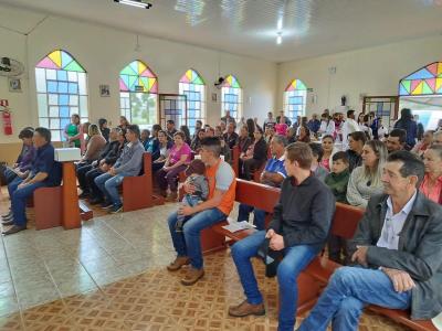 Em Rio Novo, na Missa Solene teve coroaÃ§Ã£o da Imagem de N.Sra. Aparecida