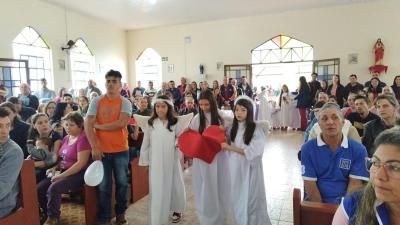 Em Rio Novo, na Missa Solene teve coroaÃ§Ã£o da Imagem de N.Sra. Aparecida