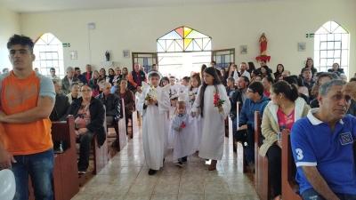Em Rio Novo, na Missa Solene teve coroaÃ§Ã£o da Imagem de N.Sra. Aparecida