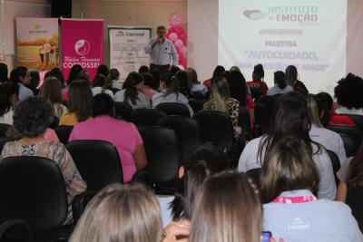 Evento Outubro Rosa Coprossel demonstra forÃ§a, importÃ¢ncia e superaÃ§Ã£o da mulher 