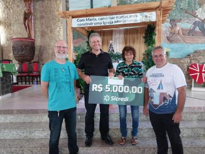 Aconteceu neste domingo (23) a entrega dos prêmios da 37ª Festa em louvor a Nossa Senhora Aparecida de Laranjeiras do Sul